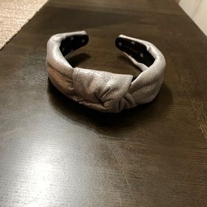 Lele Sadoughi silver metallic headband